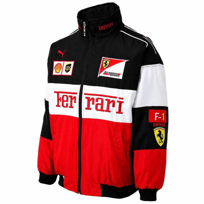 Kurtka Ferrari F1 Racing Vintage Haftowana Wyścigowa M-XXL