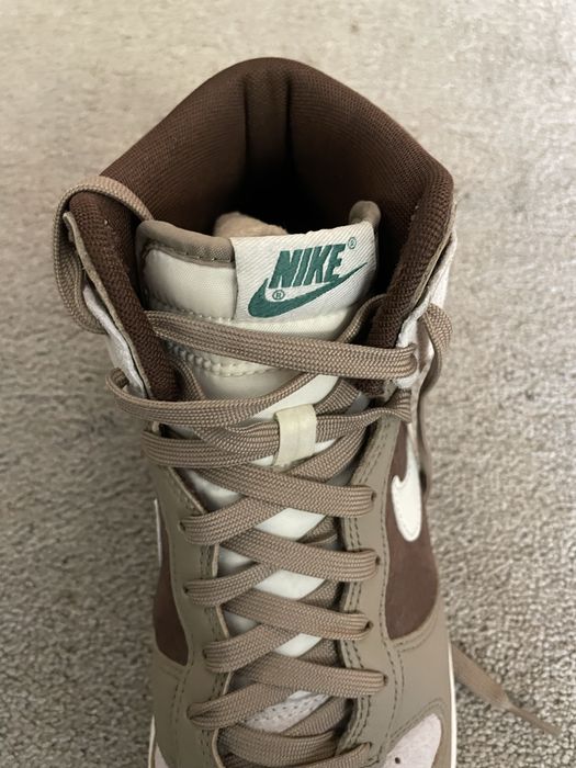 Nike dunk hight light chocolate