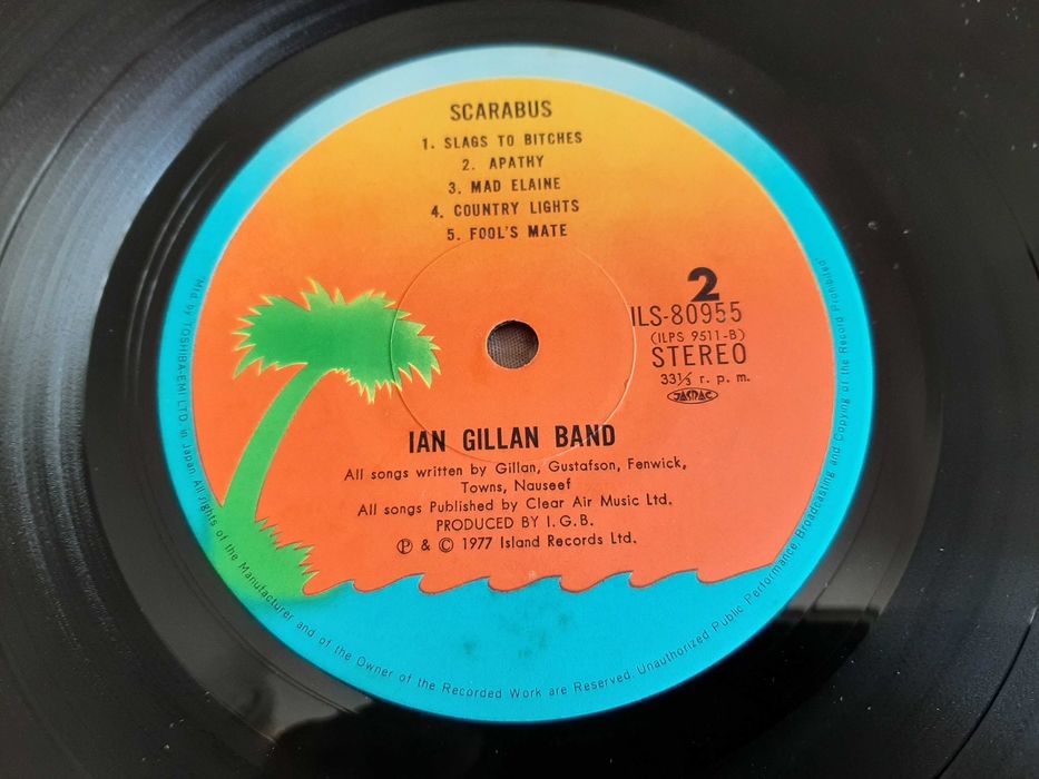 Ian Gillan Band - Scarabus - Japão - Vinil LP
