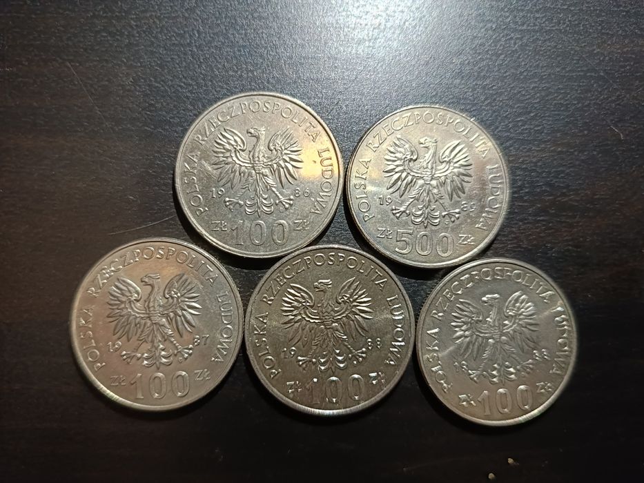 Stare monety PRL w zestawach