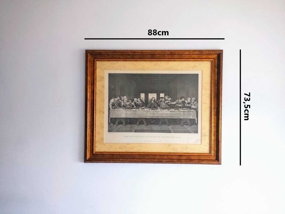 Quadro A Última Ceia de Leonardo Da Vinci