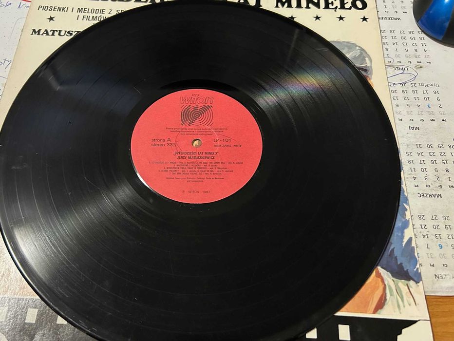 Czterdzieści Lat Minęło winyl Matuszkiewicz 1987