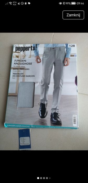 Eleganckie spodnie dla chłopca Pepperts