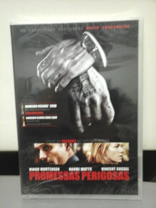Dvd Plastificado PROMESSAS PERIGOSAS Cronenberg Legd. PT – ENTREGA JÁ