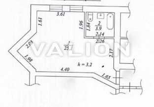 Без % Продаж 1 кімн. квартири, Крюківщина, Андріївська 19, Вишневе