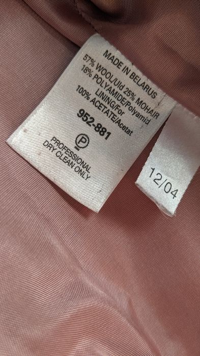 Płaszcz Damski Next Wełna z Moherem Roz.44