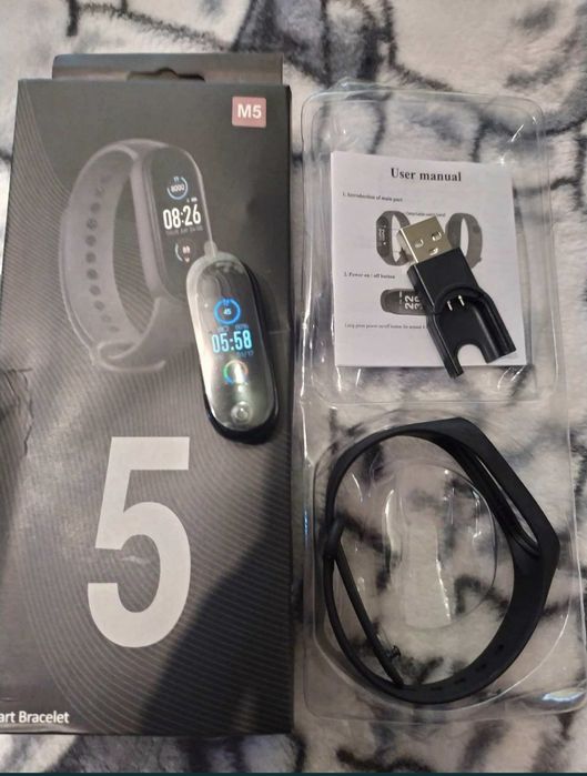 Nowy smartband M5 smartwatch typ Xiaomi Mi5 opaska sportowa pasek