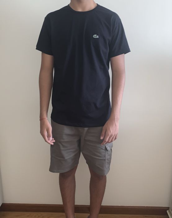 Tshirt Lacoste preta