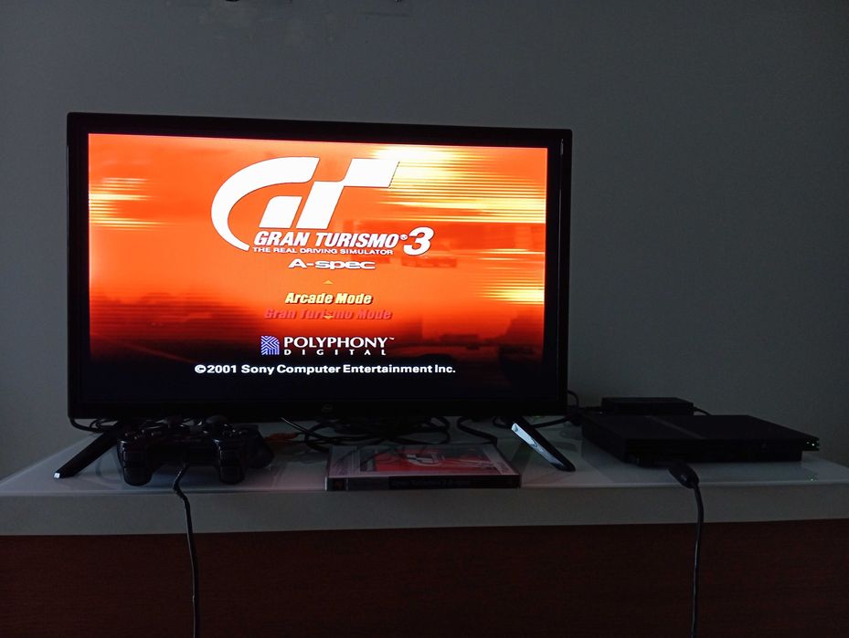 PS2 slim PlayStation 2, comando, 20 jogos originais