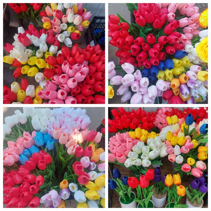 Гелеві тюльпани / флористичні тюльпани / латексні тюльпани