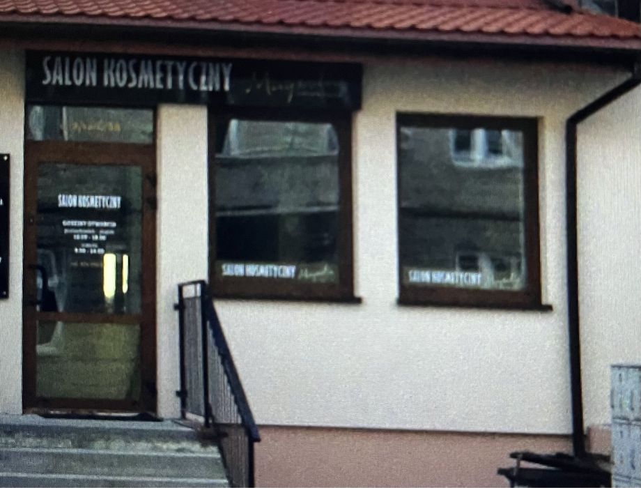 Drzwi aluminiowe przeszklone - Dąb
