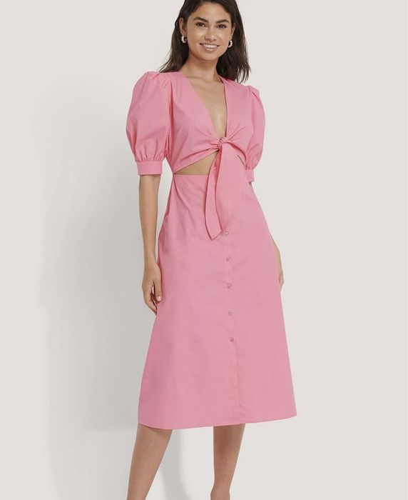 Сукня плаття рожеве в стилі барбі NA-KD