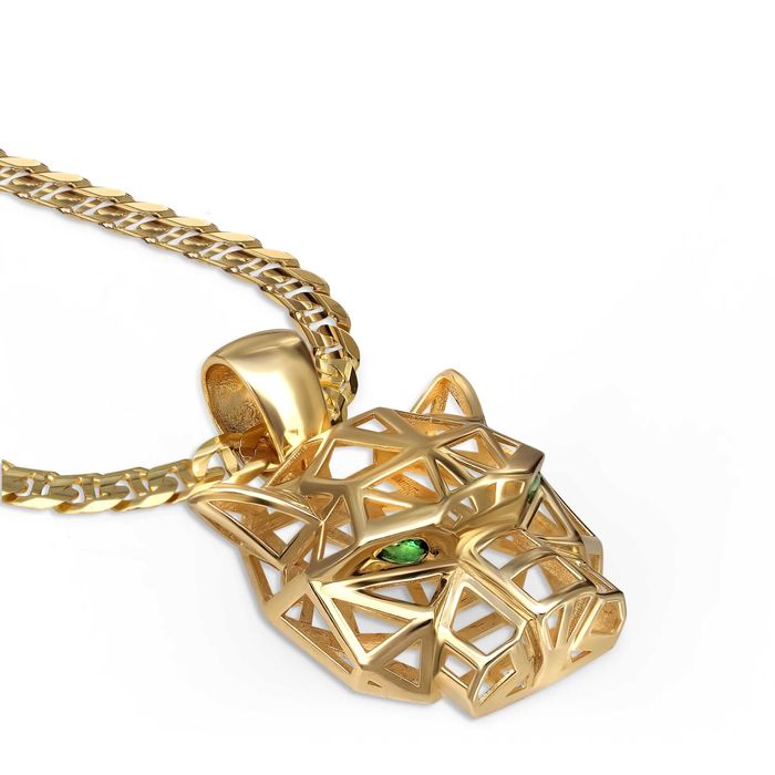 Złota zawieszka Pantera próba 585