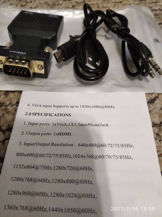 Переходник , штекер разъем