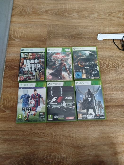 6 Gier  na xbox360