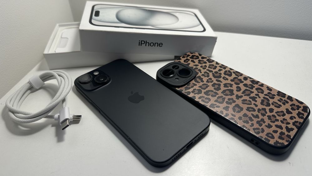 iPhone 15 Black 128GB bateria 100%
