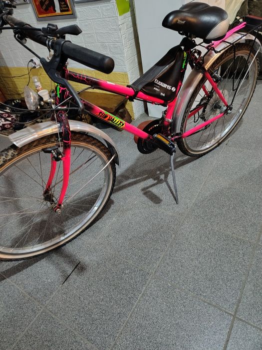 Bicicleta menina cor de rosa