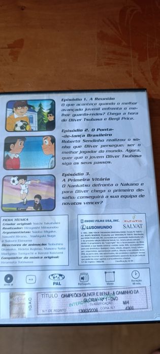 Oliver e Benji (3 primeiros episódios)