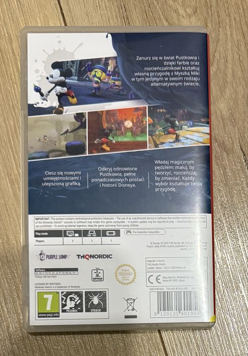 Epic Mickey Rebrushed Nintendo Switch