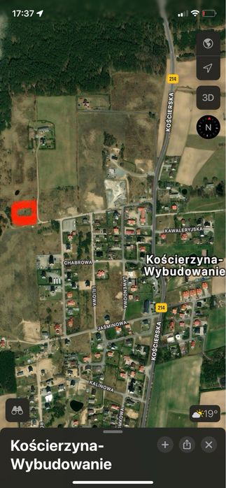 Sprzedam działkę Kościerzyna-Wybudowanie  1500m - Widok 5