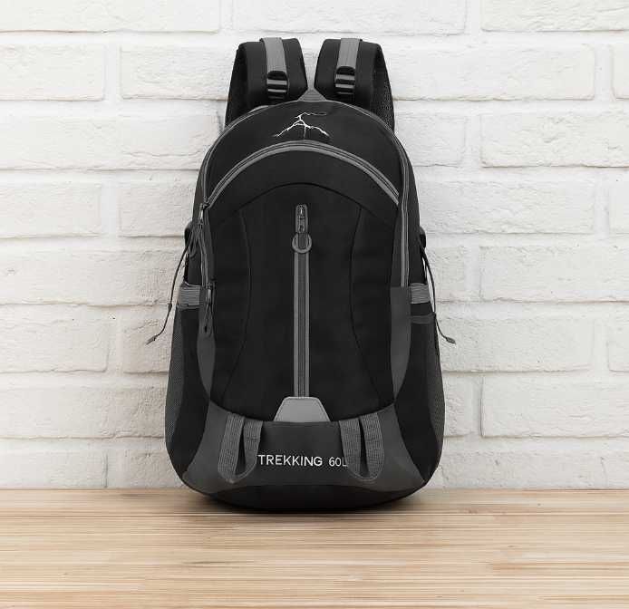 XXL Mocny Plecak Turystyczny 60L Górski Trekking Męski Damski + GRATIS