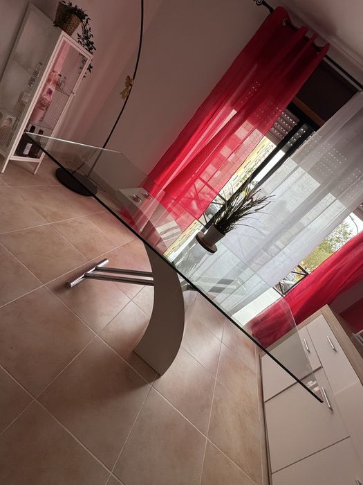 Vendo mesa vidro como nova