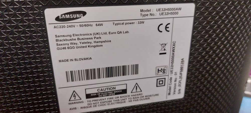 Smartv Samsung 32 Polegadas Com Avaria na Imagem faço entrega domicíli