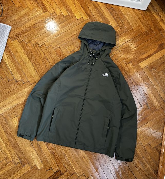 (M) THE NORTH FACE хаки курточка зеленая на мембране хакі куртка на мембрані весняна осінняя осенняя весенняя tnf
