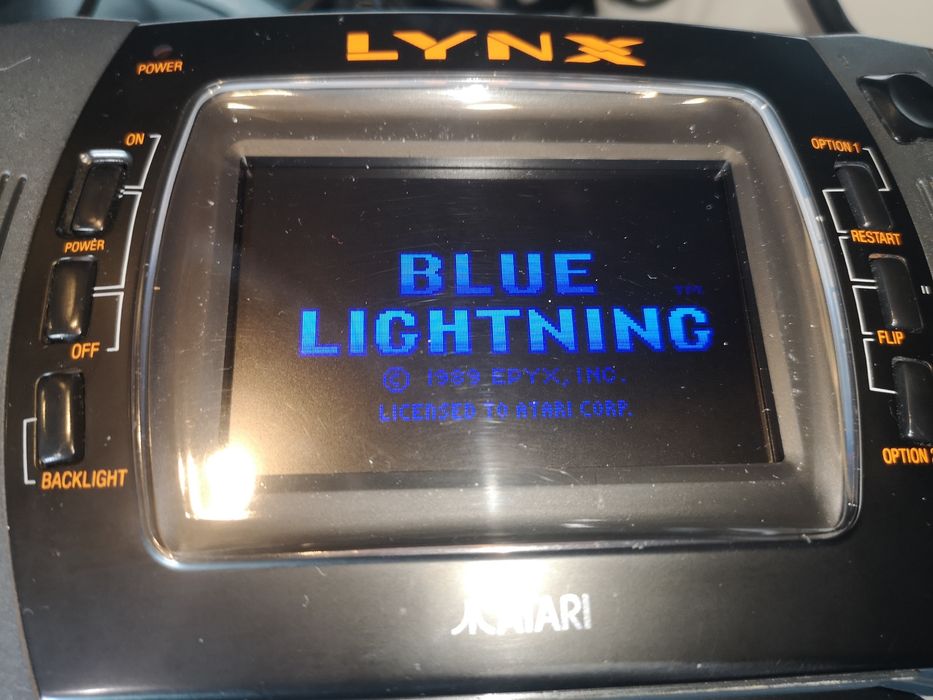 Blue Lighting ATARI LYNX gra + instrukcja RETRO sklep Ursus