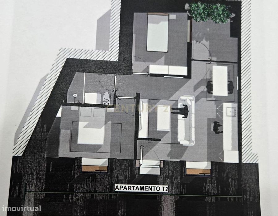 Moradia T2+ T0 Independente Chave na Mão em Santa Luzia, Angra do Hero