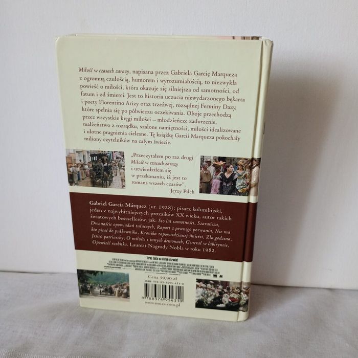 Miłość w czasach zarazy. Gabriel Garcia Marquez