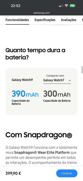 Vendo Galaxy Watch 9