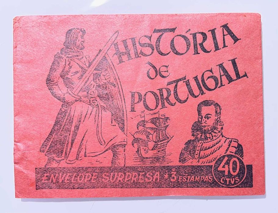 Antiga Carteirinha vazia ~ "HISTÓRIA de PORTUGAL" ~ Coleção Cromos