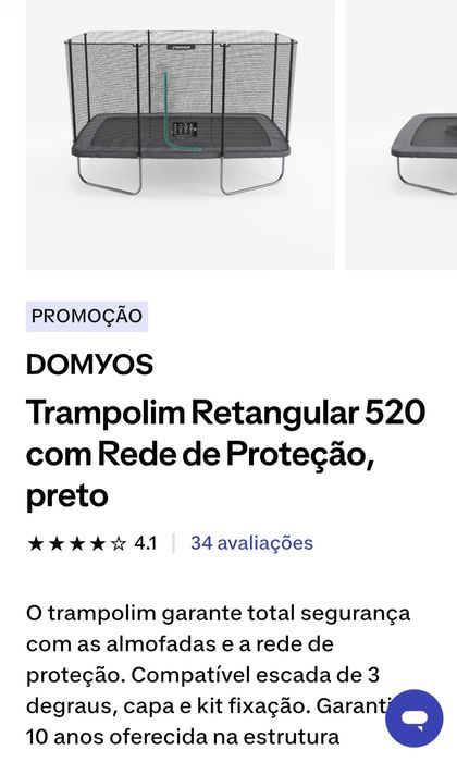 Trampolim Decathlon 520