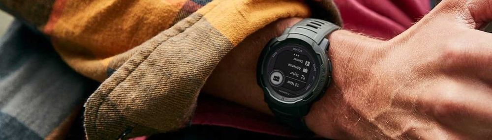 Smartwatch Zegarek sportowy Garmin Instinct 2 Solar szary (Graphite)