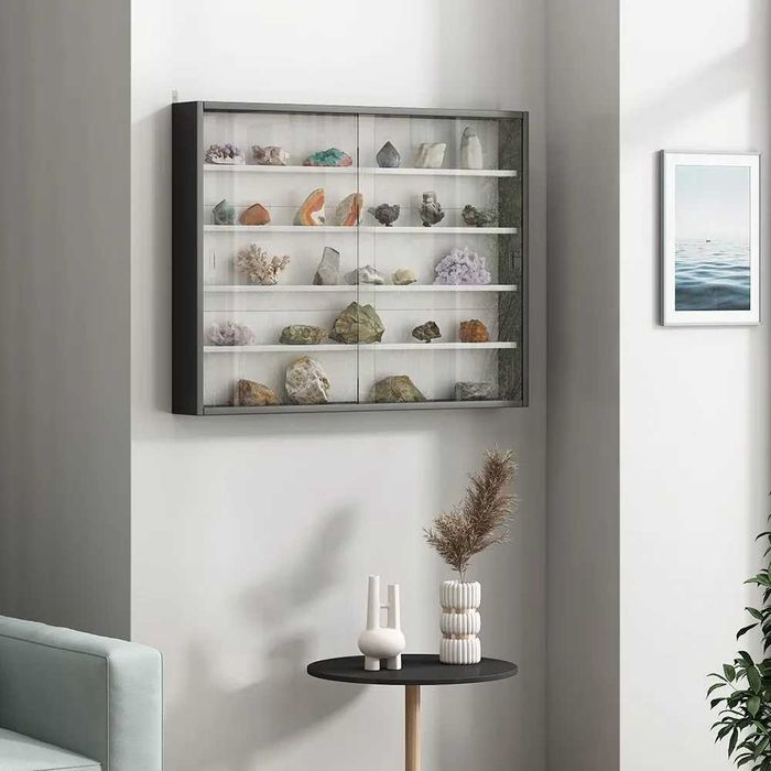 Gablota ścienna Vicco Showla czarno-biała 80 cm