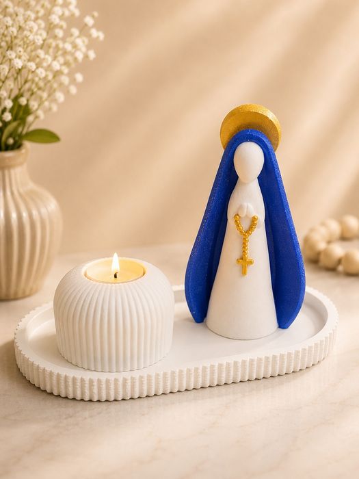 Conjunto decoração Nossa Senhora