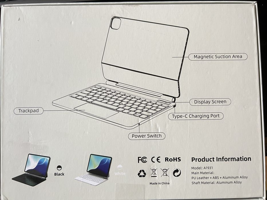 Capa Magnetica com teclado Ipad