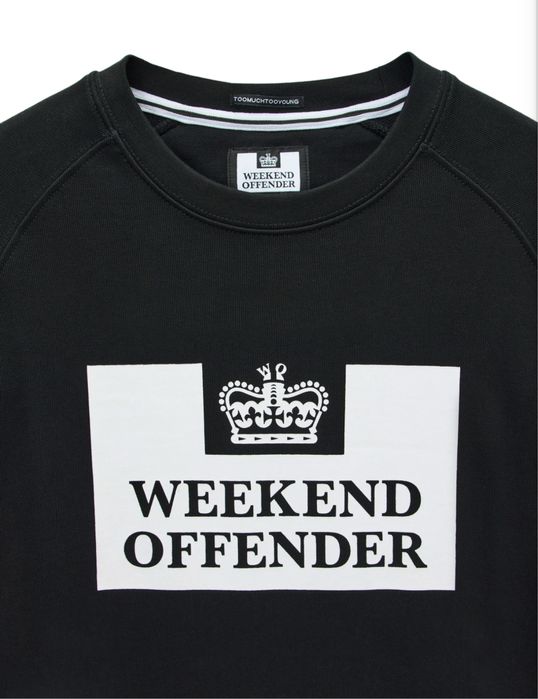 Світшот Weekend Offender Skylar Sweat Black/Silverside Оригінал