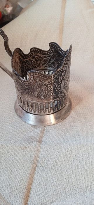 Мельхіорові підстаканники Космос