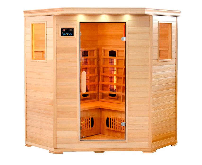 Sauna Infrared Oslo z 10 Prom. Kwarcowymi w Pełnym Spectrum