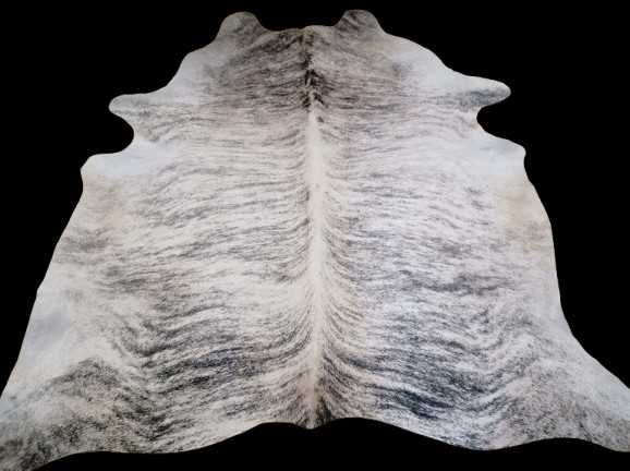 Ogromna Skóra Krowia Naturalna 220x200 cm – TYGRYS krem-brąz, Unikat