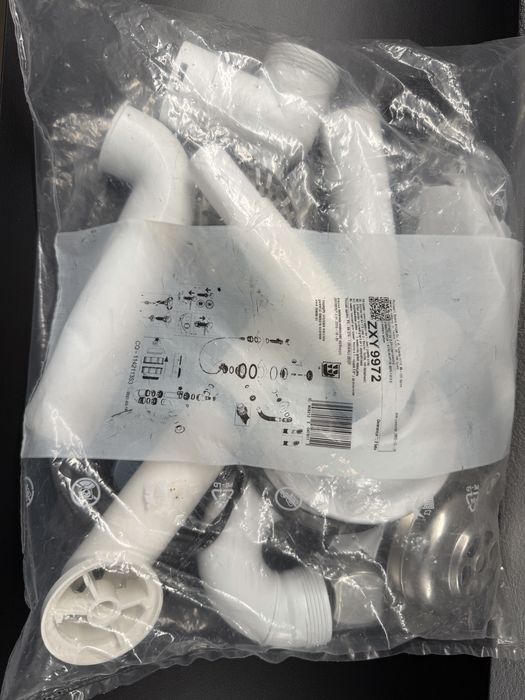 Syfon z korkiem automatycznym i przelewem Deante Space-Saver ZXY 9972