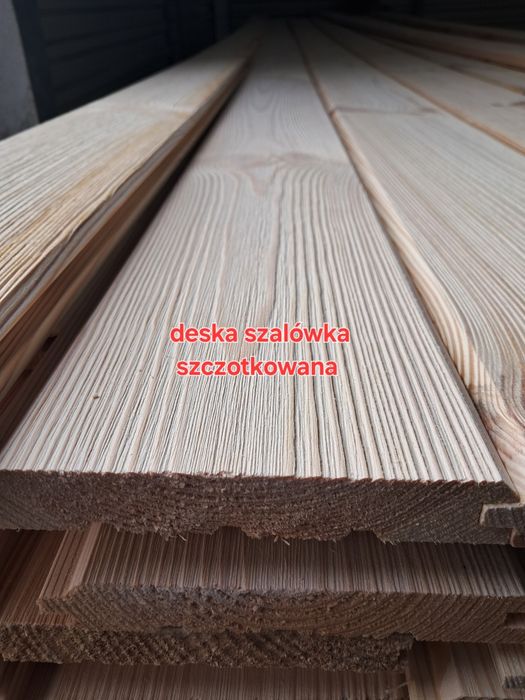 PRODUCENT deska szalówka, tarasowa, podłogowa, kantowizna kontrukcyjna