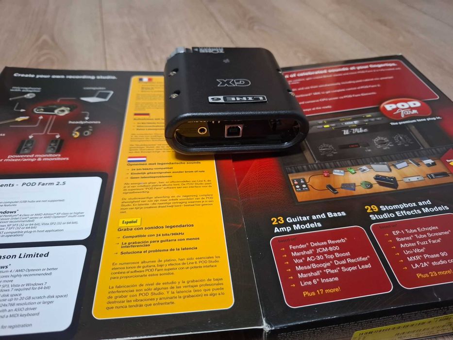 Line 6 POD Studio GX - USB interfejs gitarowy