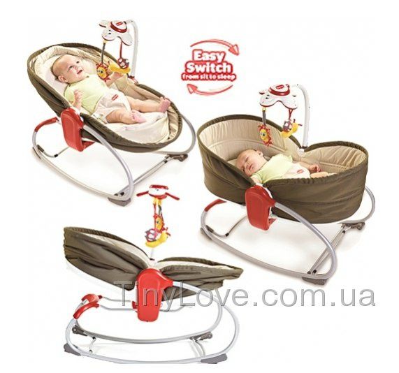 Кресло-кроватка-качалка Tiny Love Мамина любовь 3 в 1