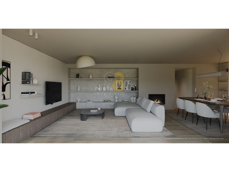 T4 Novo com Varandas, Garagem e Vistas Desafogadas - Requesende