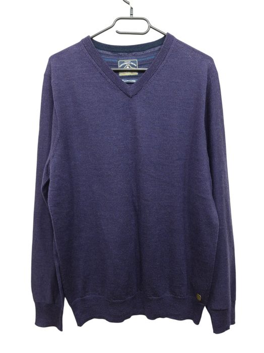 Lekki sweter wełniany White Stuff Gentlemen's Relish L 100% wełna