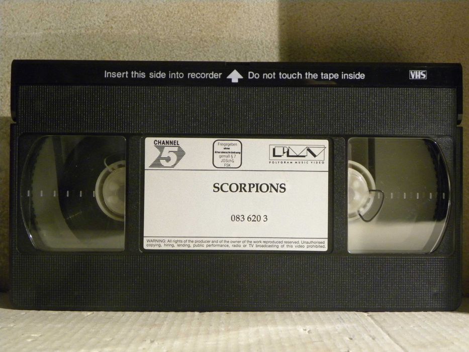 kaseta vhs Scorpions – Crazy World Tour Live...Berlin 1991