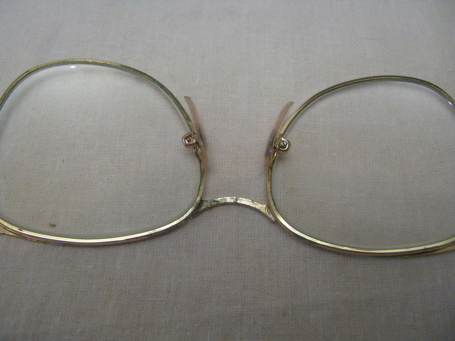 Винтажные очки с футляром с диоптриями.